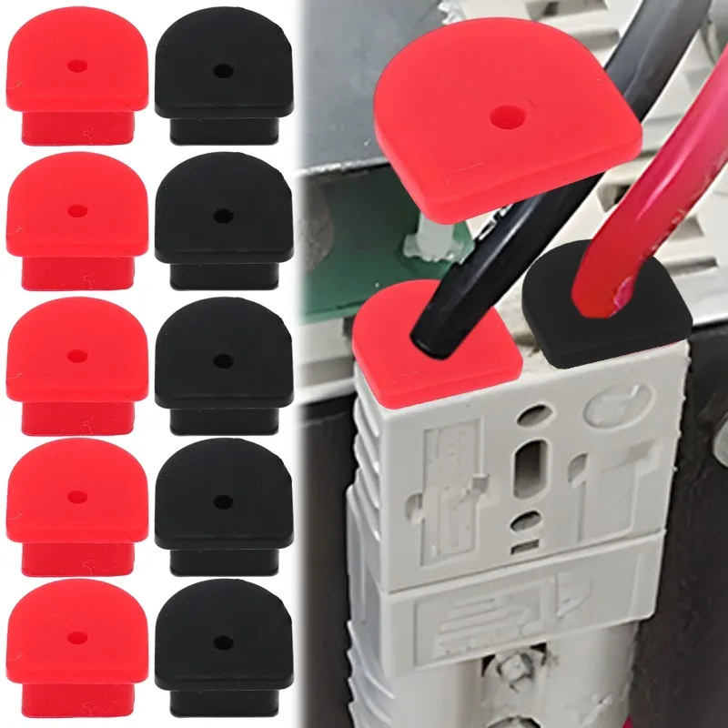 For  Style 50A Connector Sealing Ring Plug Cover Silicone Dust Cover Plug Cable Connector Waterproof Fixing Plug 2-100pc