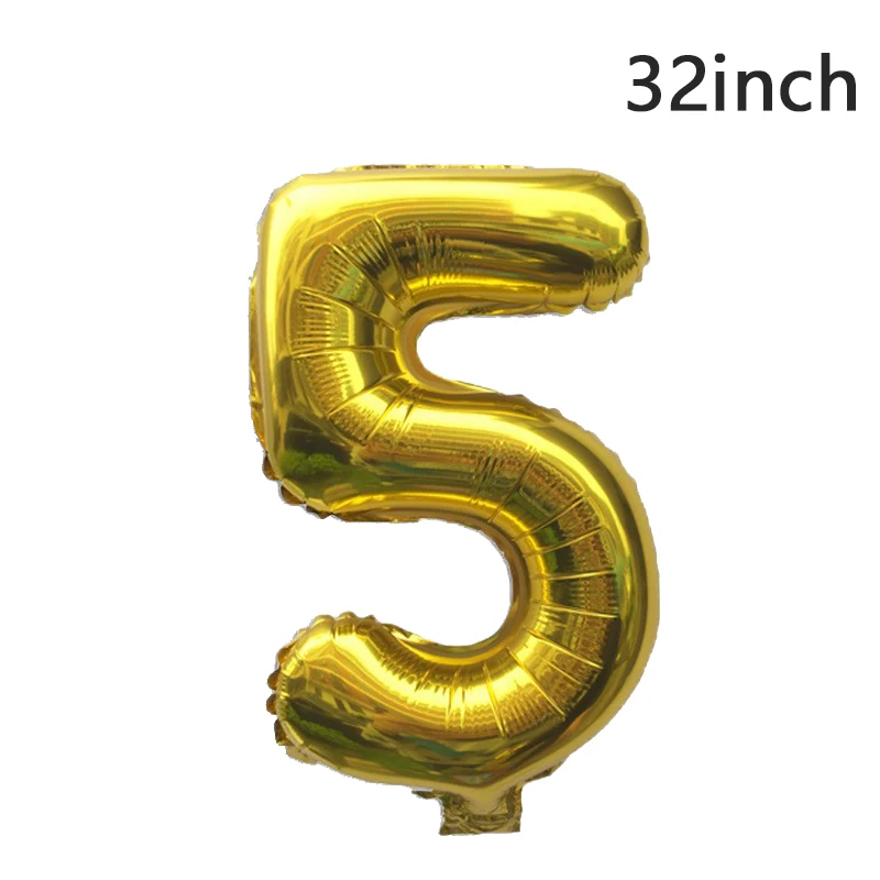 1pcs 32inch rose gold number 0-9 balloons birthday party decoration baby shower party supplies 30th birthday party balloosn
