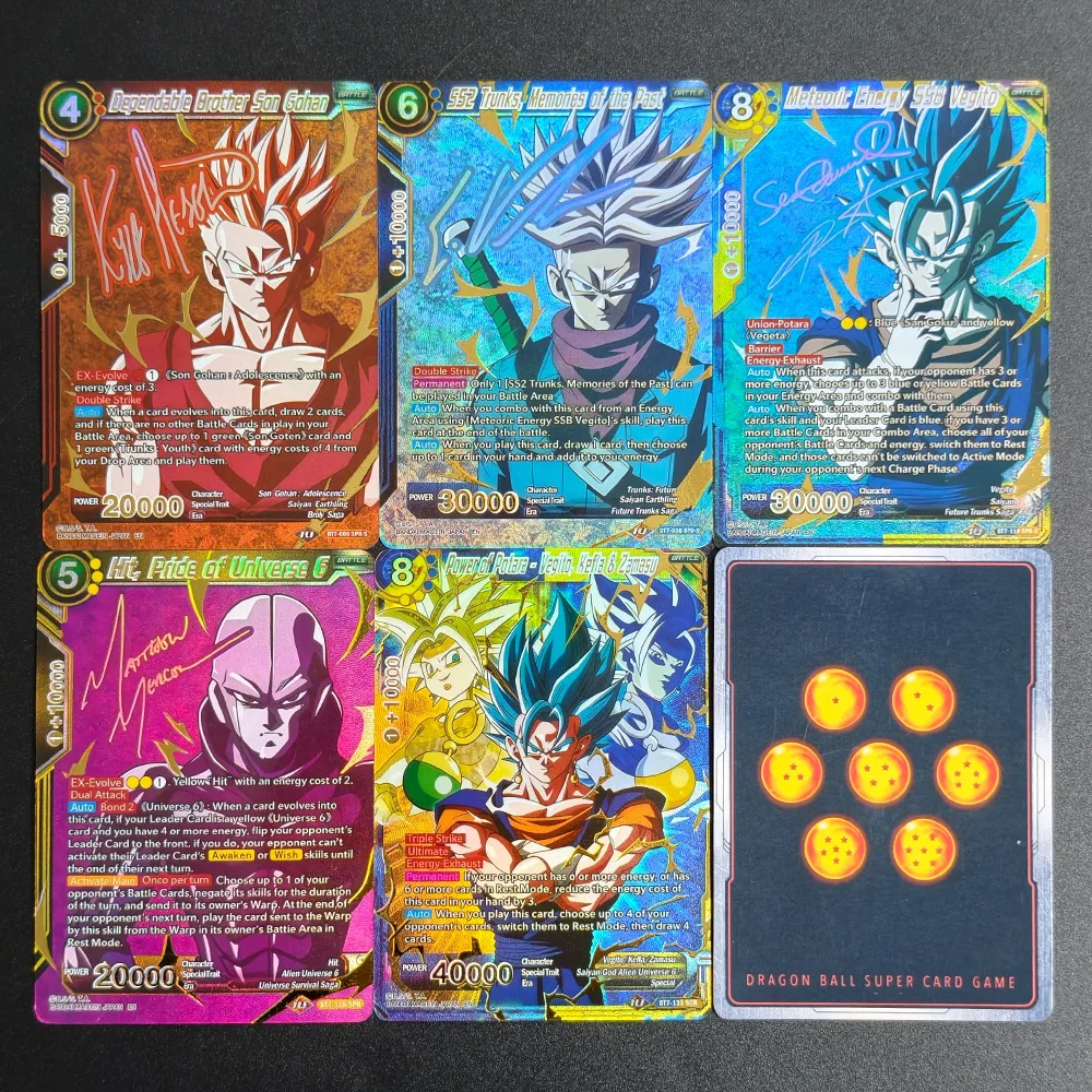 2026 Japanese Dragon Ball Super Card Game DIY Texture Foil Cards - Goku,Vegeta,Trunks,Hit - Premium Collectible Mint Single Card