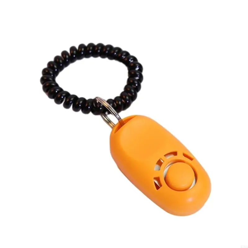 K3KA Outdoor Pet Dogs Training Clickers con Stretch Rope Cats Trainer Strumento ausiliario