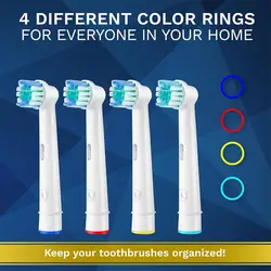 For Oral-B Sonic Electric Toothbrush Fit Advance Power/Pro Health/Triumph/3D Excel/Vitality 4/8/16pcs Replacement Brush Heads