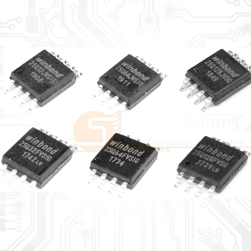 10pcs W25Q128FVSSIQ W25Q128FVSQ 25Q128FVSSIQ 25Q128FVSQ W25Q