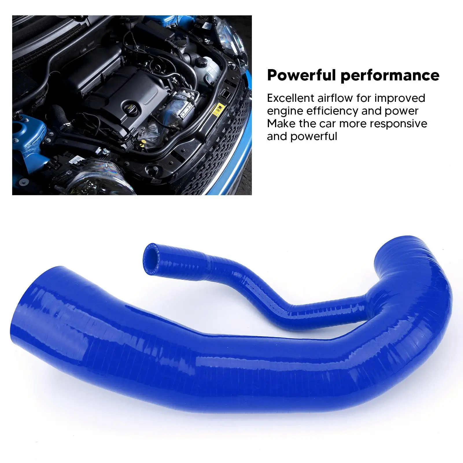 Silicone Intake Long Durability Silicone Intake Hose Stable Airflow Tough Weatherproof Strong Power for cooper S R59 R60