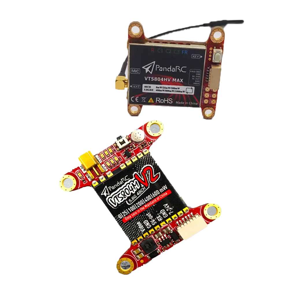 PANDARC VT5804M HV FPV 5.8G画像伝送機、最大600mWの調整可能な出力、UA Vsailors向けワイヤレスカメラ