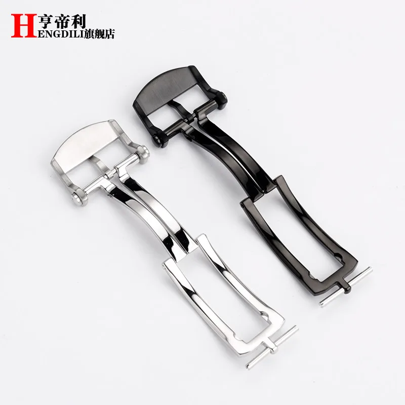 Wysokiej jakości zapięcie do zegarka dla Breitling składana klamra nylonowy gumowy skórzany pasek 316, męskie akcesoria do zegarków ze stali nierdzewnej 20 m