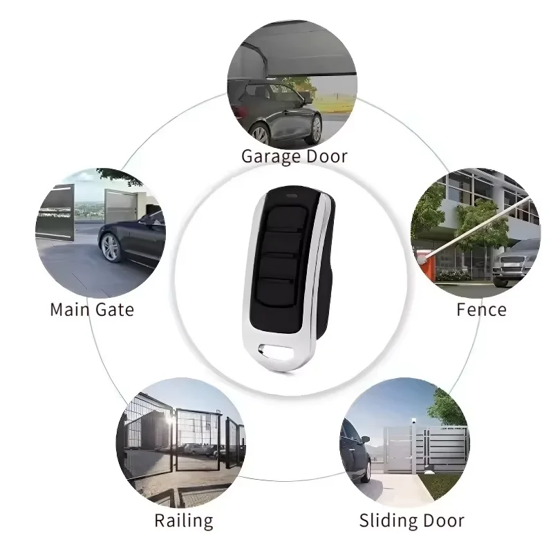 Arrancador de clonación multifrecuencia 260-868MHz 868 MHz Control remoto para puerta de garaje Transmisor 433 MHz