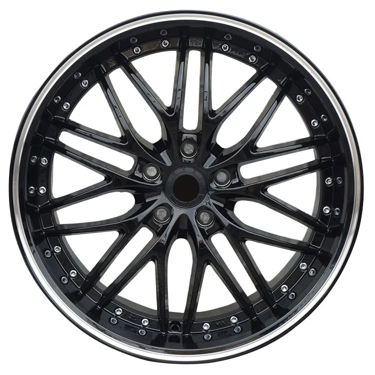 Jiangzao Custom Black 17 18 19 20 21 22 Inch Wheel Castings Aluminium 5x120 Alloy Car Wheel Rims 5 Hole Mags Casting Wheels