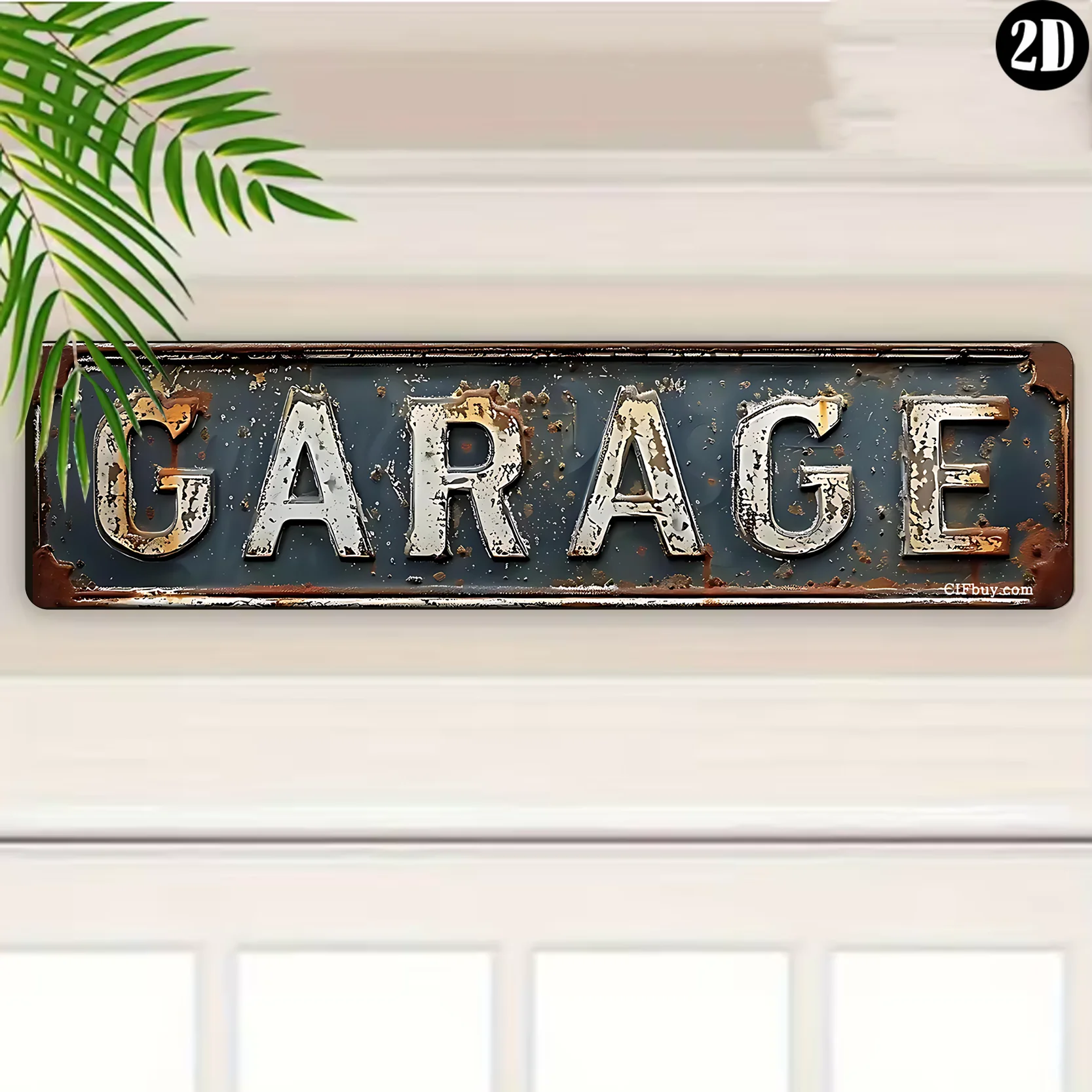 Vintage Garage Sign, Man Cave Decor, Workshop Metal Plaque, Retro Wall Art for Garage