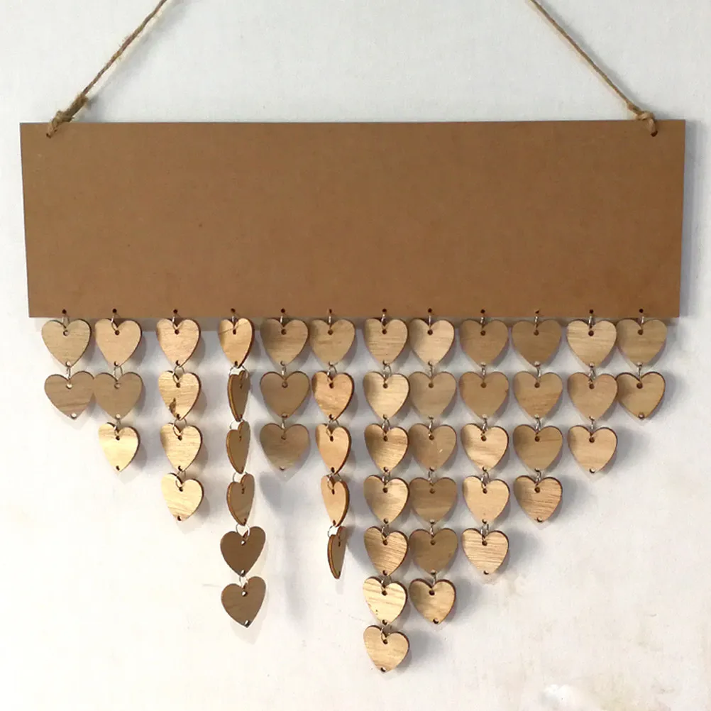 

1 Wooden Calendar Plaque Colorful 12x5cm 16x47x2 Birthday Reminder Disc Set Home Decoration Family Wall Birthday Planner