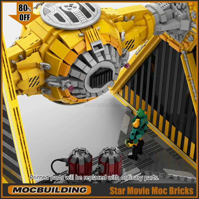 UCS Movie Mining Guild Interceptor MOC Building Blocks Space Fighter Technology Bricks Model Creative Collection Toys Xmas Gifts