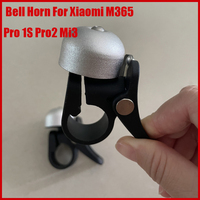 Aluminum Alloy Bell Horn Ring For Xiaomi M365 Pro 1S Pro2 Mi3 Electric Scooter Accessoriy Cap Bell With Quick Release Mount Part