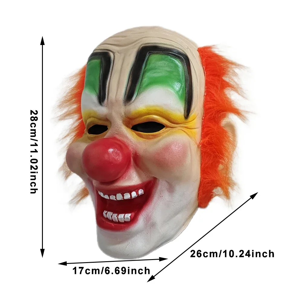 Halloween Young Michael Myers Clown Mask Horror Adult Evil Smiling Clown Mask Cosplay Party Creepy Joker Killer Latex Masks