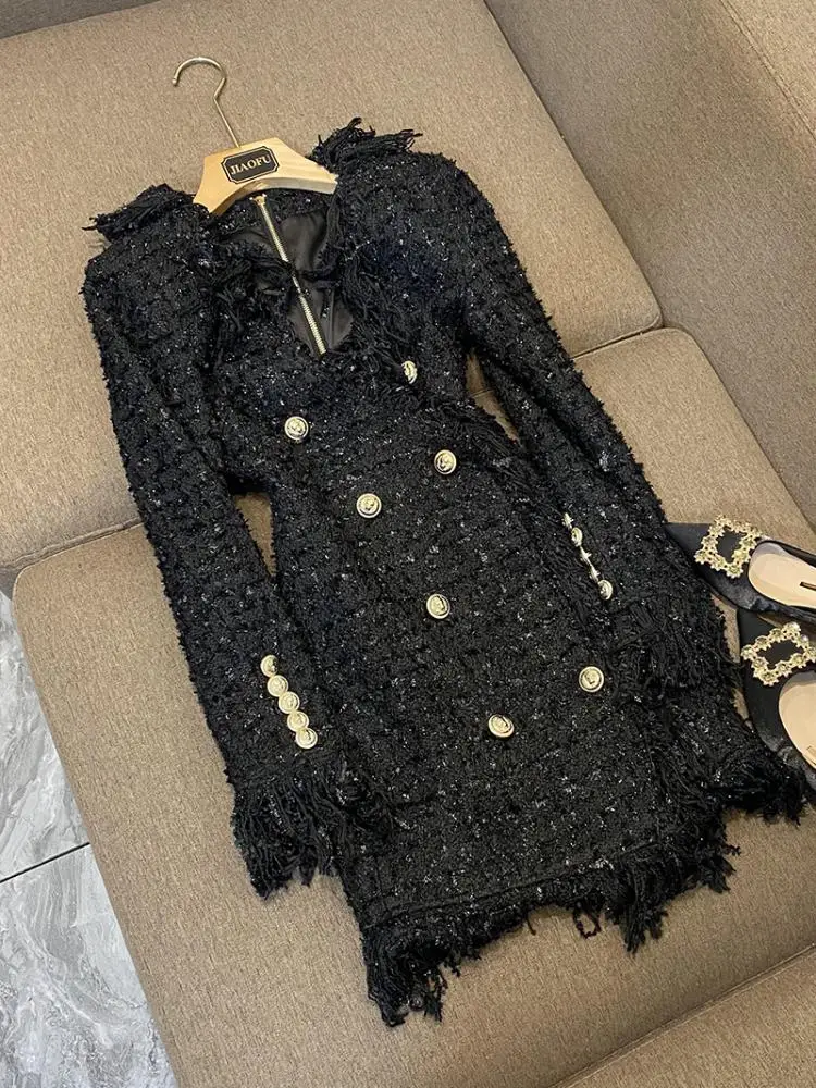 

iny Tead шерстяное пальто Dr V-Ne Long Sve Slim Fit весна осень зима Ci Commute дизайн с двойными пуговицами