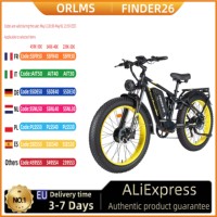 ORLMS FINDER26 Adult Electric Bicycle 1000W*2W Motor Men's E-Bike 52V 25AH Battery 26'' Tire All Terrain Off-Road Electric Bike