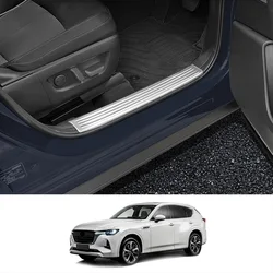 For Mazda CX-60 CX60 2022 Auto Scuff Plates Door Sill Protector Trim Kick Guard Pedal Cover Stainless Steel 4pcs Car Accessories