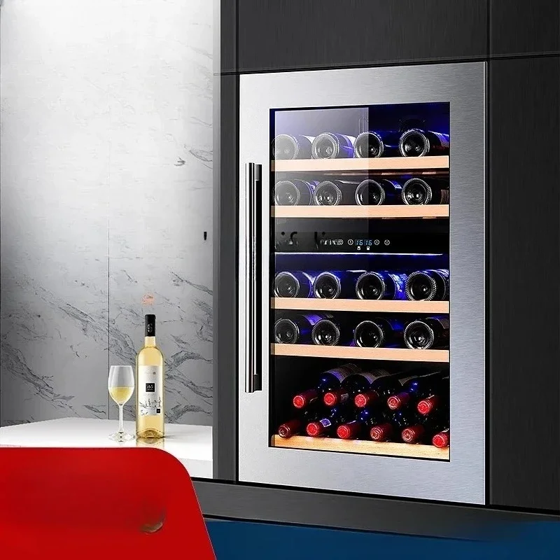 ZH Embedded wine cabinet Refrigerated ice bar Household small refrigerator Constant temperature wine cabinet