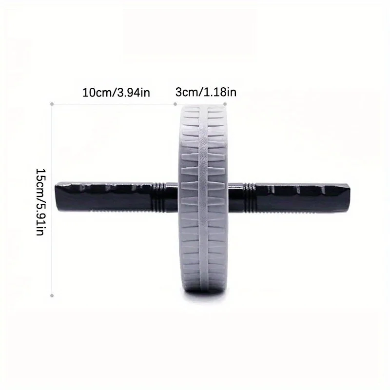 1 قطعة أسطوانة تجريب البطن المنزلية الصامتة ، عجلة تمارين البطن لتمرين بناء الجسم ، الخصر والبطن التخسيس