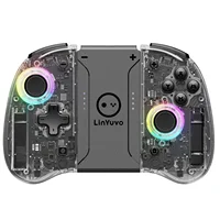 LinYuvo KS37B Meteor Light Joycons Controlador inalámbrico para interruptor/OLED con programable/control de movimiento/doble vibración/Turbo