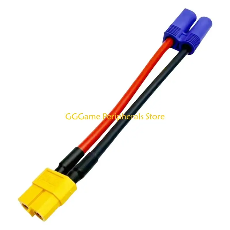 U55B 60 to EC5 Conversion Cable 60 to EC5 Power Cord for Remote Battery Connection, Compactly PVC Insulated Wire for Short
