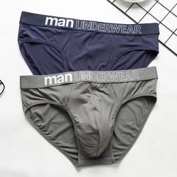 Men's Underwear Briefs Man Letter Comfortable Panties Shorts Sexy Breathable Male Lingerie Solid Color Triangle Underpants