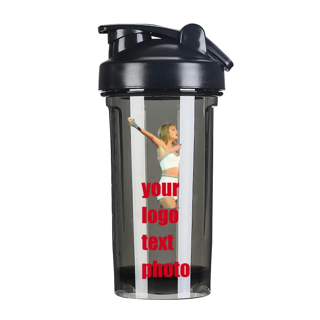 Customized Protein Shaker Cup Sports Supplements Shakers Fitness Bottle Leak Proof Portable Workout Water Cup Personalised 500ml