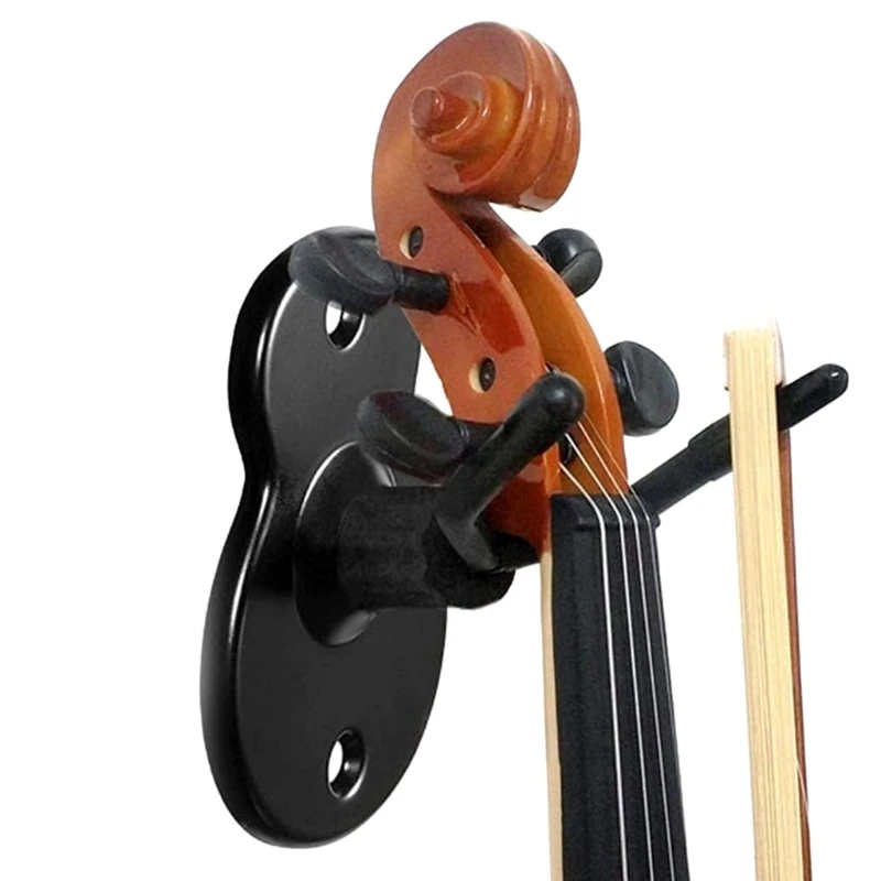 YD61 Violin & Violas Hanger Wall Mount for Home and Studio Music Rooms Decor Turn Your Instrument Into Art and Practice More