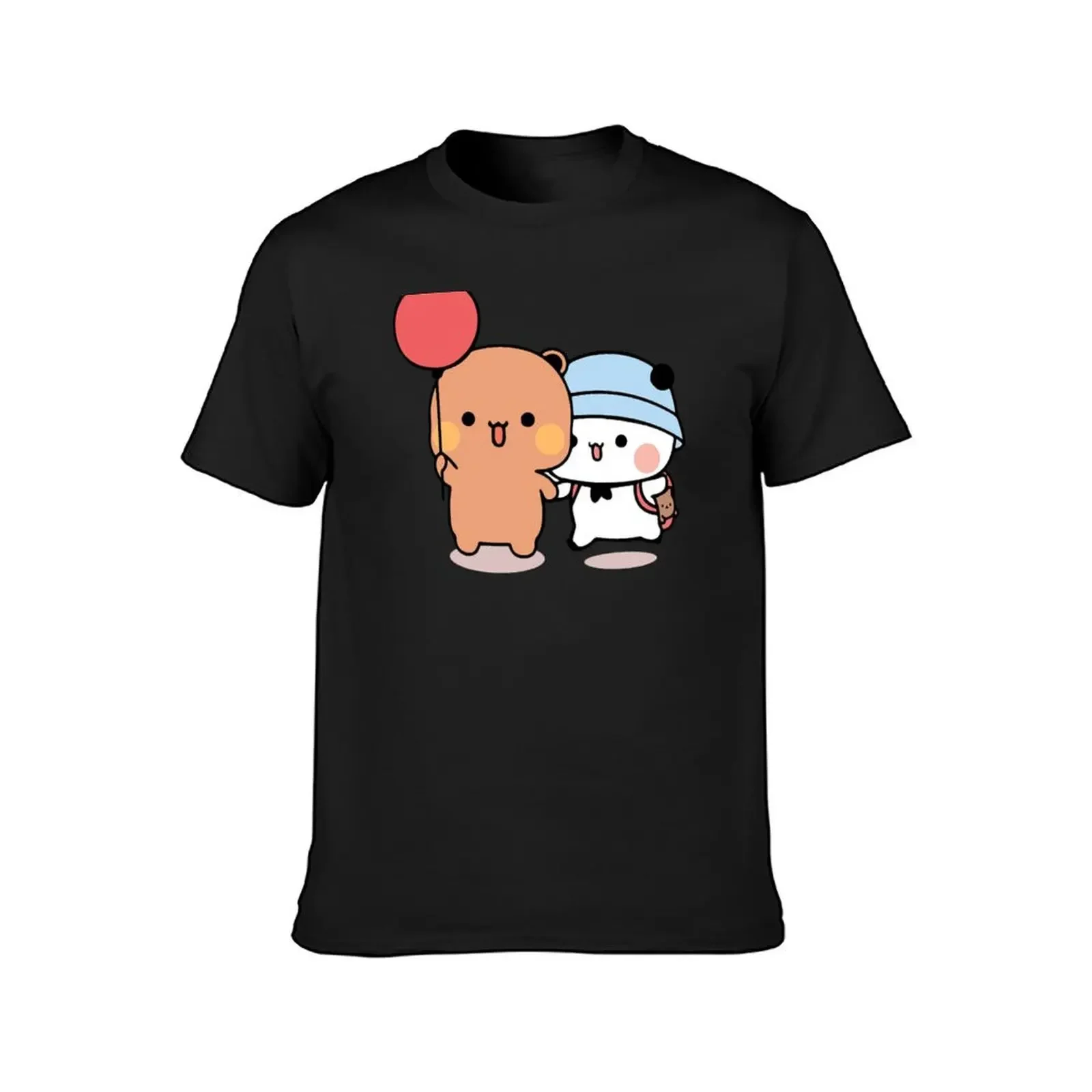 Bear and Panda Bubu Dudu Balloon T-Shirt vintage clothes vintage anime shirt man t shirt mens white t shirts