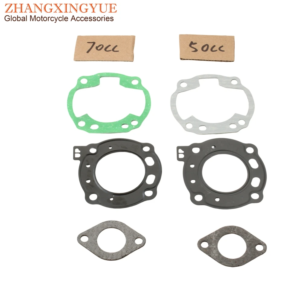 Scooter 50cc 70cc Cylinder Gasket Set Top End For Suzuki Katana Zillion 50 LC 2-Stroke