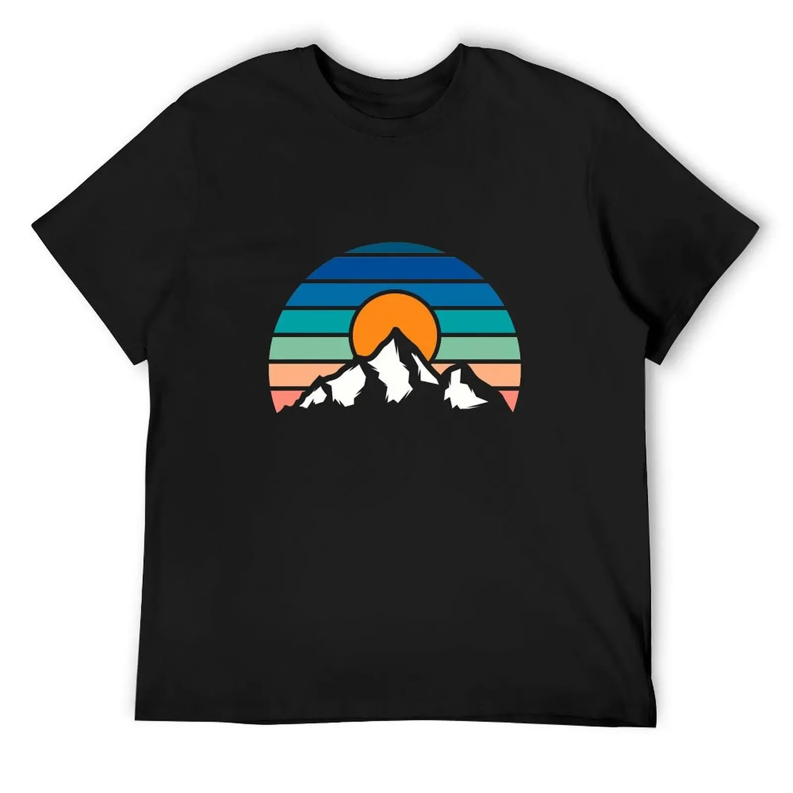 

Sunset By The Mountains T-Shirt graphics hippie clothes boys animal print shirts men graphic