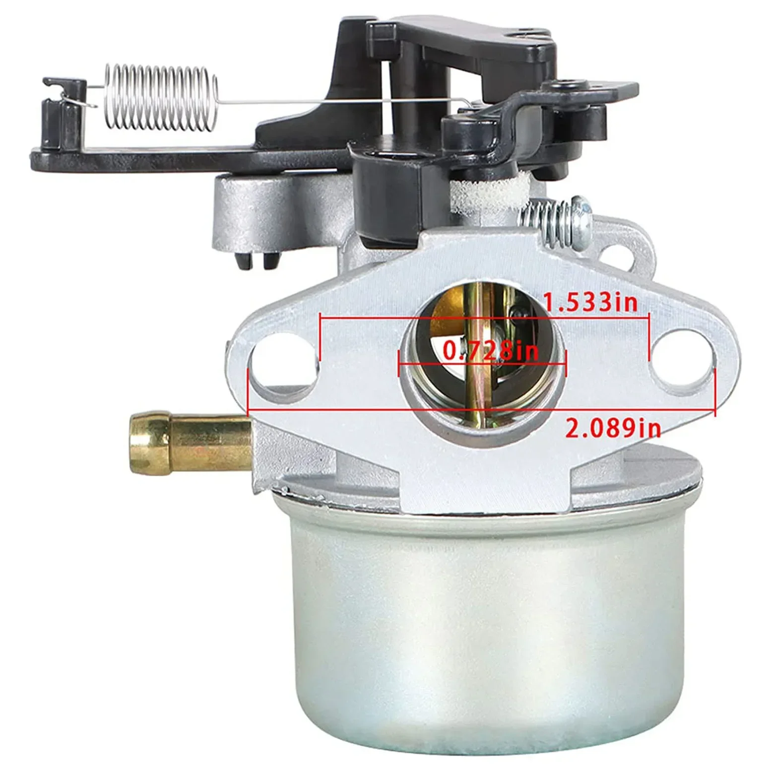 Imagem -03 - Carburador para Briggs e Stratton 591137 593599 595390 799248 799154 Substitui 775ex Termostato Cortador de Grama Lavadora a Pressão