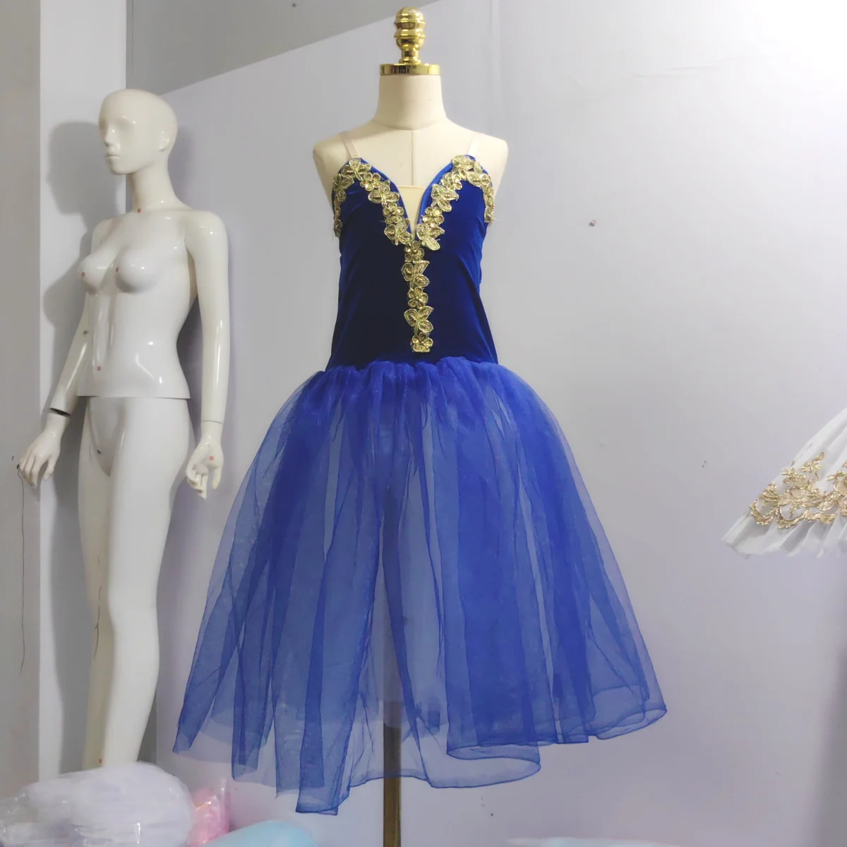 Roter Ballett Tutu Rock langes Tanz kleid für Kinder Performance Kostüme Mädchen Schlinge Bauchtanz tragen Ballett Trikot