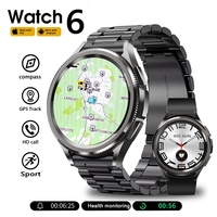 2024 New for Samsung Galaxy Watch 6 Classic Smartwatch Men GPS Sports Heart Rate Waterproof Bluetooth Call Smart Watch For Women
