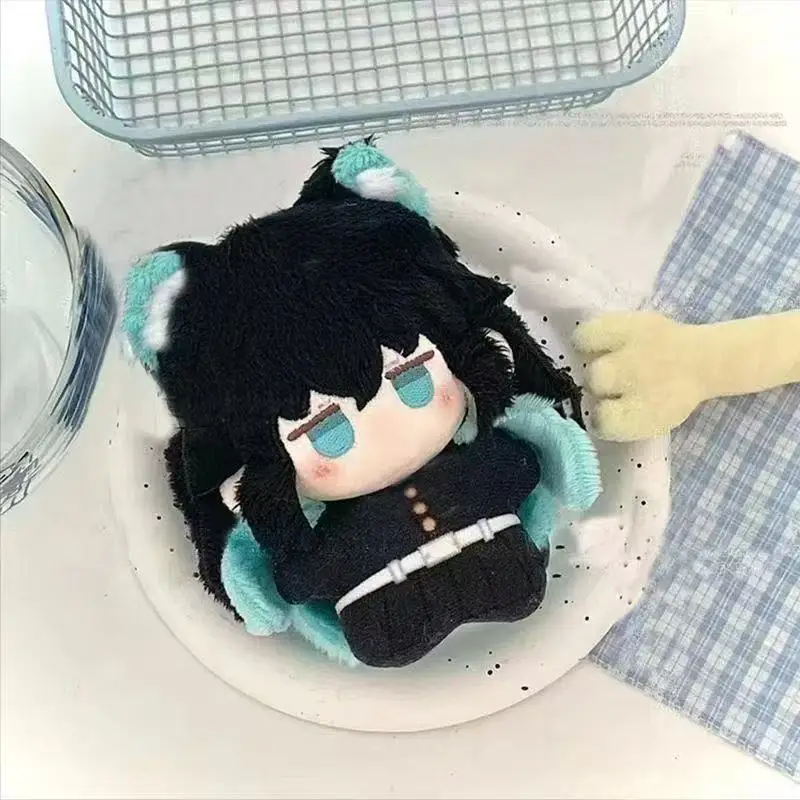

10cm Anime Demon Slayer Tokitou Muichiro Plushies Lovely Figure Doll Keychain Stuffed Toy Pendant Kawaii Cartoon Bag Decor Gifts