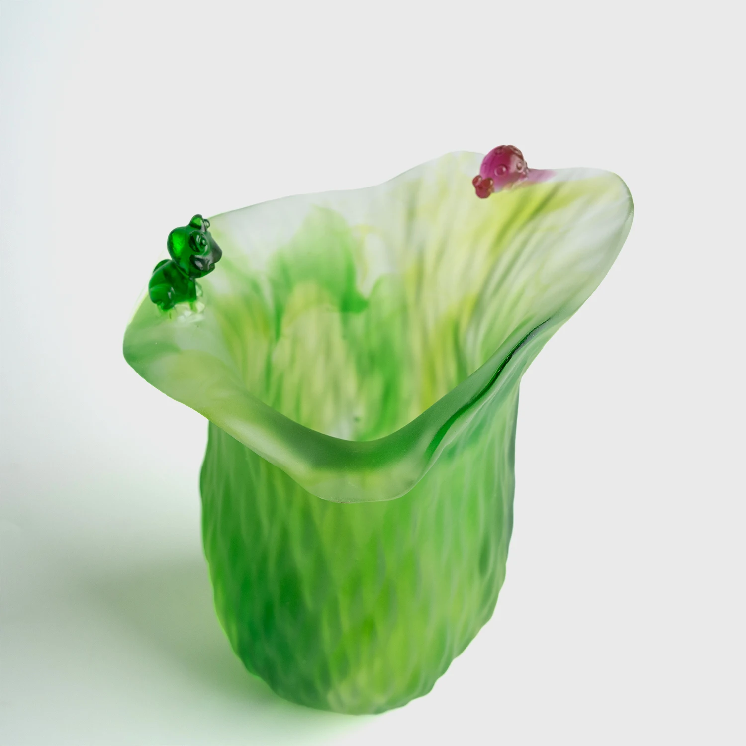 %W# New Design Liuli Vase Exquisite Crystal Decoration for Home Decor Party & Flower Arrangements