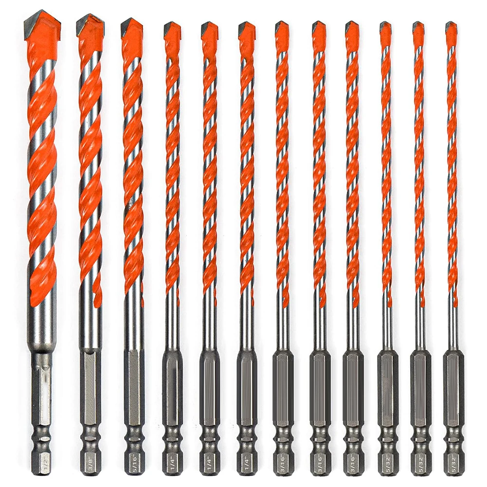 

Concrete Carbide Drill Bits Set Masonry Drill Bits Drilling For Glass Brick Tile Carbide Drill Bit Set Power Tools