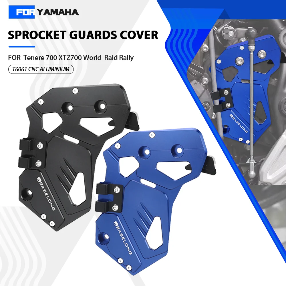 

For Yamaha Tenere 700 / XTZ700 2019 2020 2021 2022 2023 2024 Chain Protector Sprocket Guards Cover Part Rally Edition World Raid