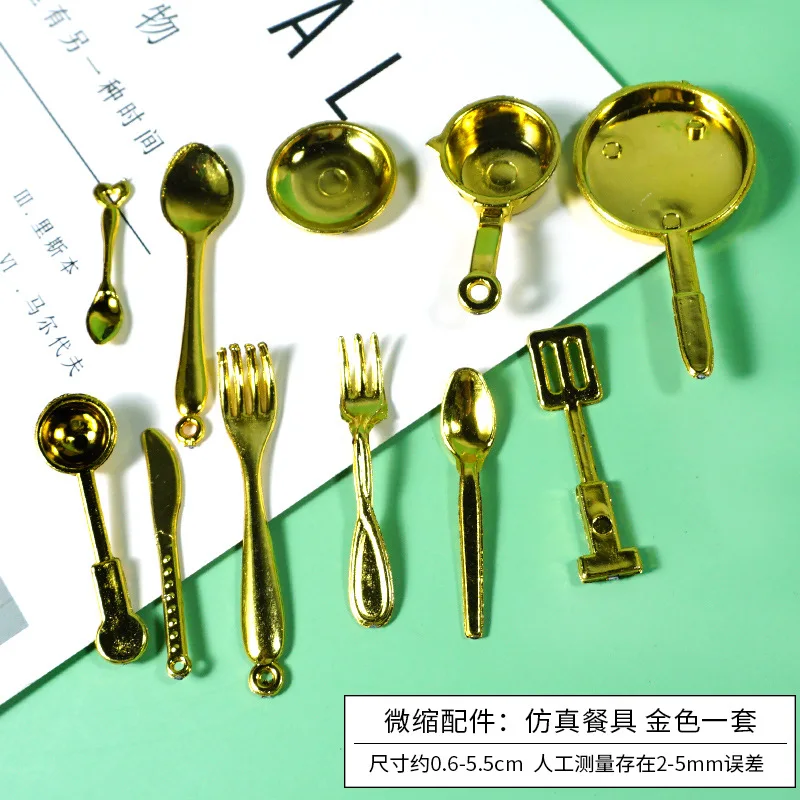 Best Miniature simulation kitchenware tableware decoration accessories diy cream glue table setting scene decoration