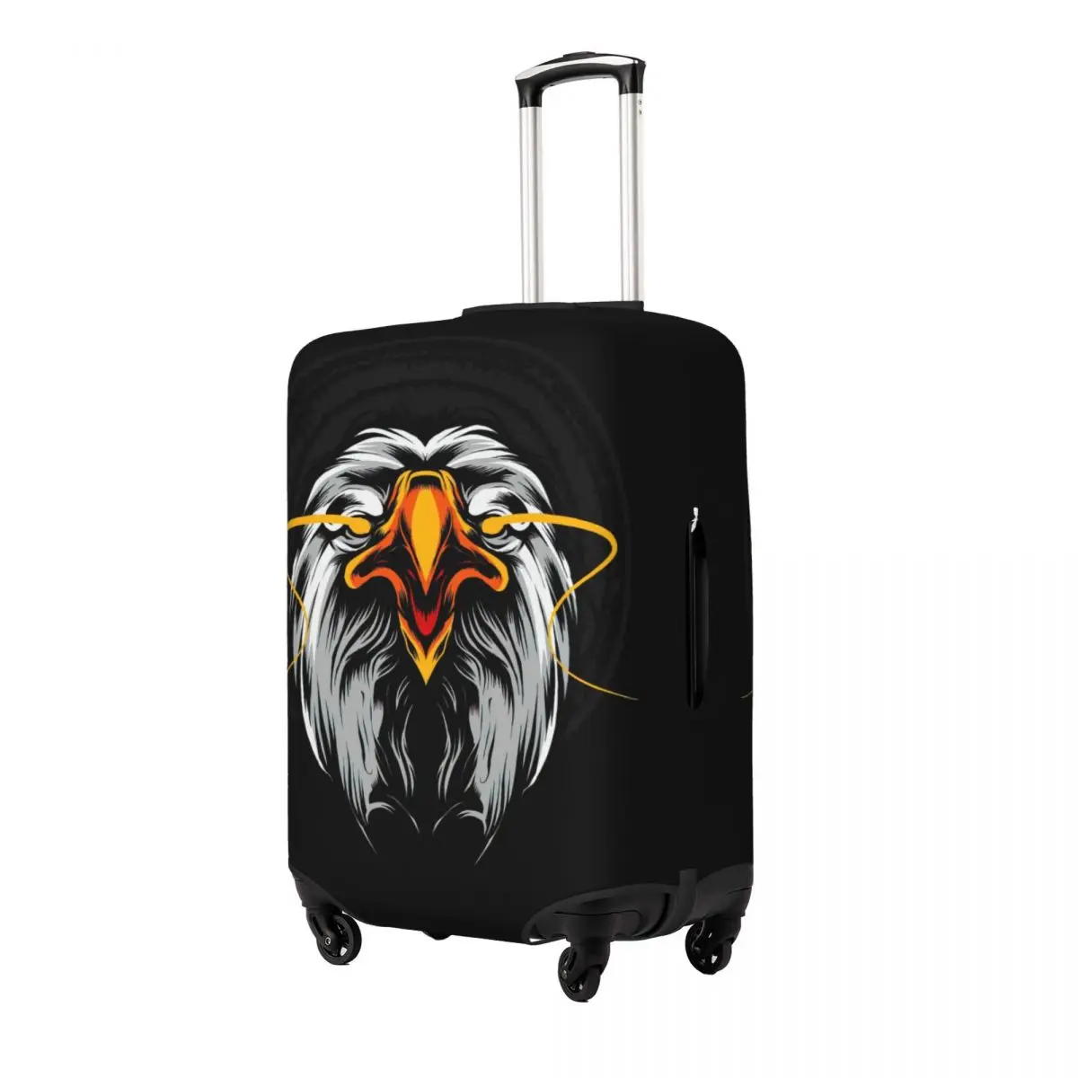 Eagle Head Print Luggage Protective Dust Covers Elastic Waterproof 18-32inch Suitcase Cover Travel Accessories