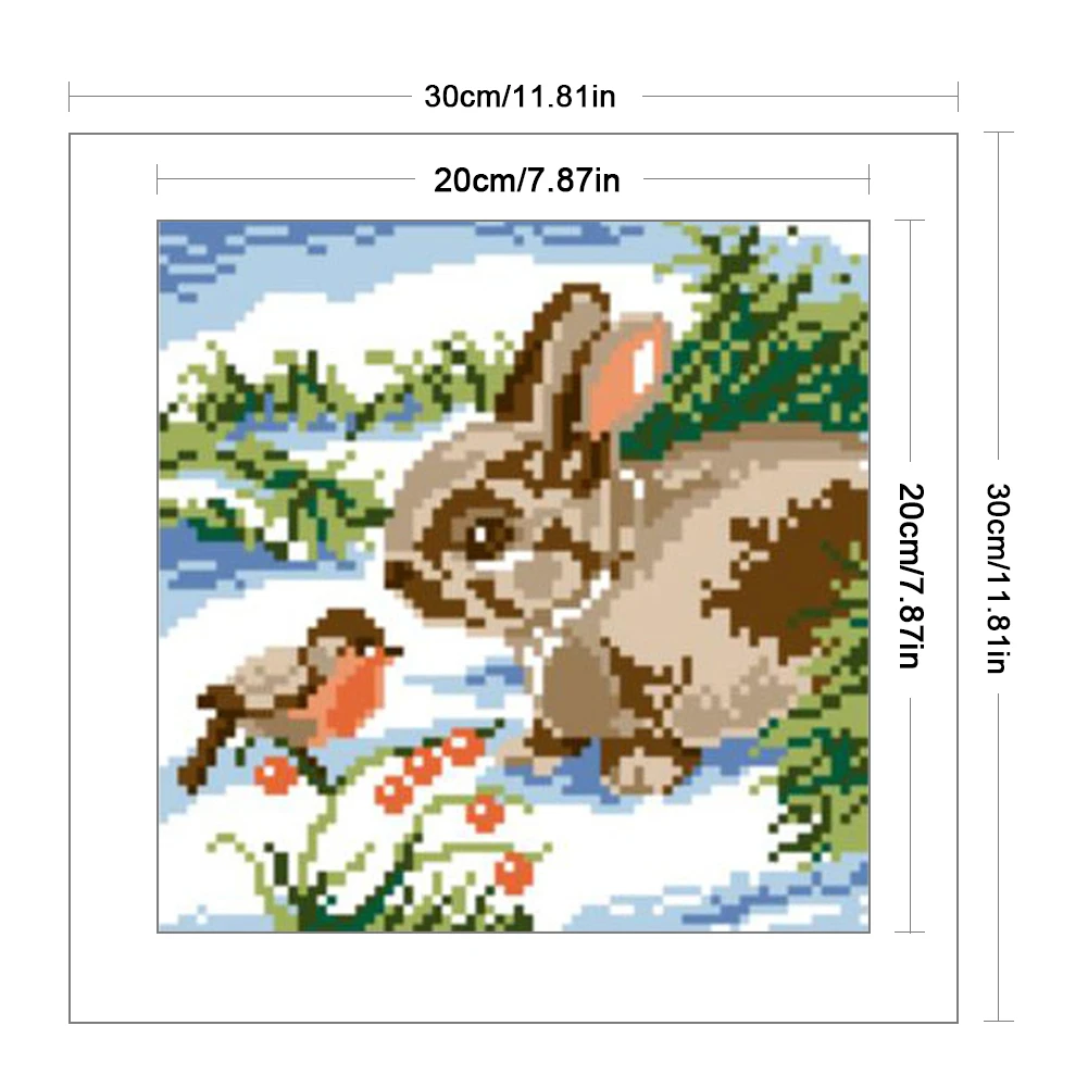 

Частичная вышивка бисером животное 9CT DIY набор для вышивки крестом для гостиной спальни