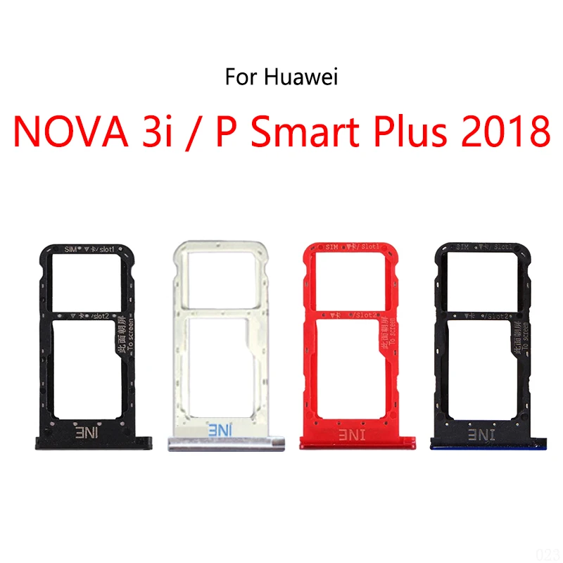 SIM Card Slot Tray Holder Sim Card Reader Socket For Huawei Nova 3i / P smart + / P Smart Plus 2018