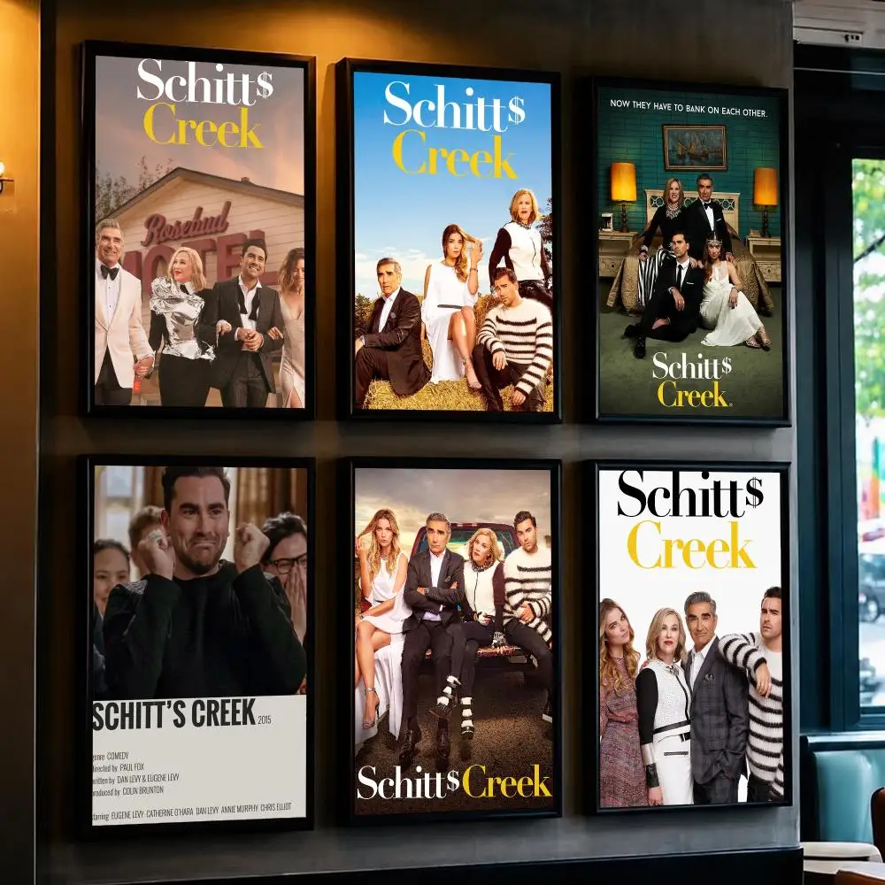 tv series S-Schitts Creek-K Poster Decorative Wall Art Sticker for Cafe Office Bedroom and Living Room