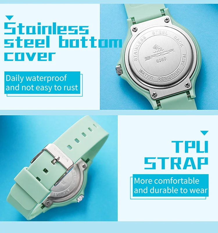 Fashion Calendar Week Women Quartz Watch Classic Lady Wristwatches Waterproof Simple Casual Analog Watches For Women Reloj Mujer view 6