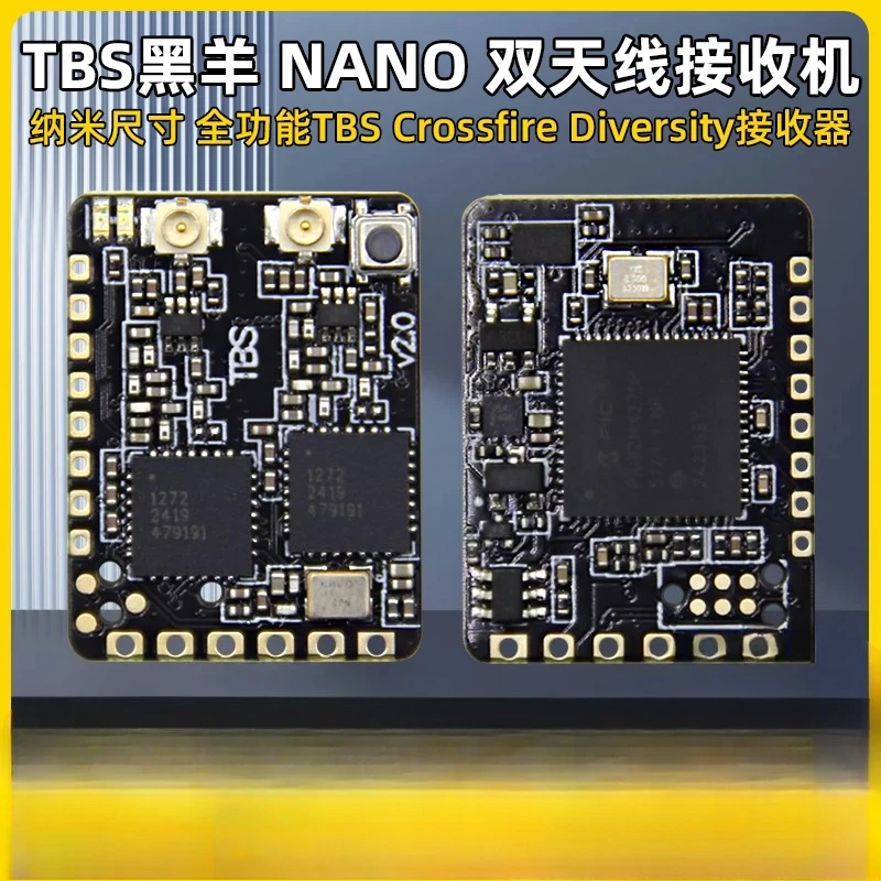 

TBS Black Sheep CROSSFIRE DIVERSITY NANO RX Ultra Micro 915 Dual Antenna Receiver FPV