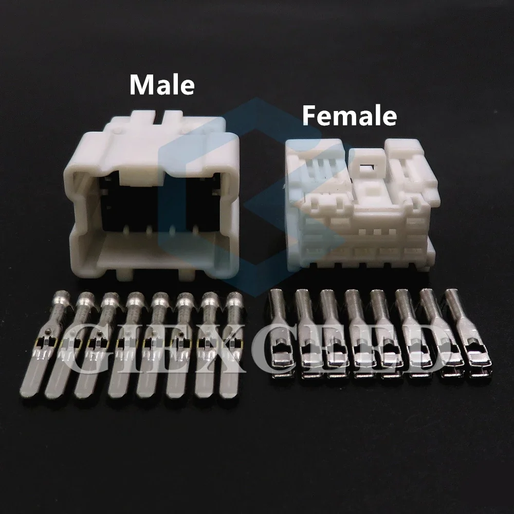 2 Set 8 Pin Car Lift Window Switch Wire Socket AC Assembly Automobile Wiring Harness Adapter 6098-6949 6098-6974 1674110-1 Plug