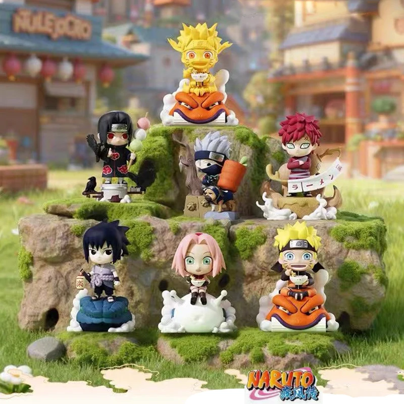 

New Naruto Shippuden Ramen-themed Blind Boxes Anime Action Figure Toy Cute Decor Model Doll Mystery Box Ornament Collection Gift