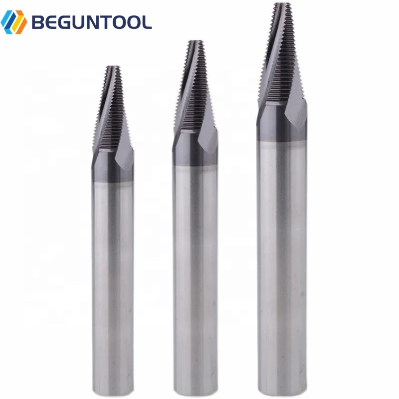 

Medical Bone Plate 20 Degrees Taper Thread Mill Tungsten Steel Thread Milling Cutter Titanium Alloy