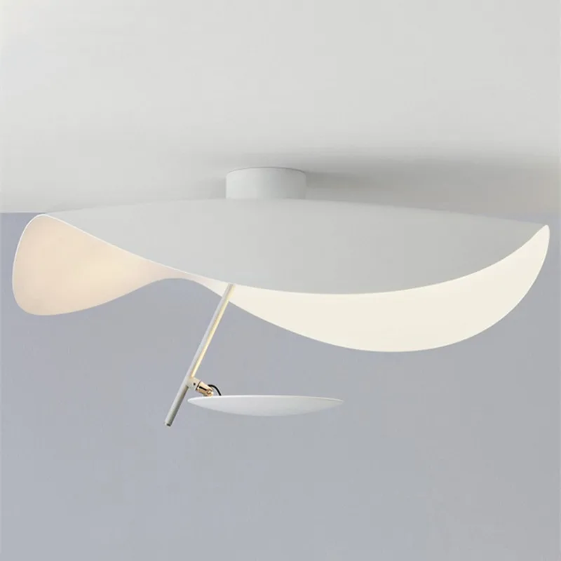 Industriële plafondlamp Designer Lotus Leaf Lamp IJzeren plafondlamp in zwart en goud voor woonkamer, slaapkamer, keuken, designverlichting