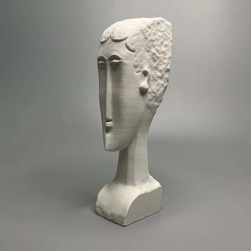 Creative modern simple light luxury art abstract home decoration plaster statue figure museum replica ornaments gift