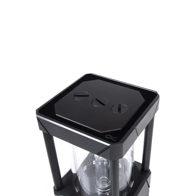 Alphacool Eisbecher 150MM Aurora D5 Glass Reservoir Compatible D5/VPP Pumps(Not Inlcuded) Top Expansion Water Cooling Tank,G1/4