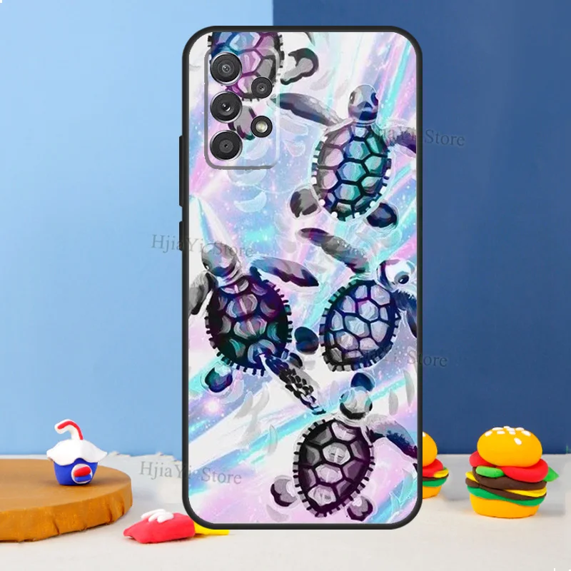 Sea Turtle Case For Samsung A54 A34 A14 A13 A23 A33 A53 A73 A51 A71 A72 A12 A22 A32 A42 A52 Back Cover image 6